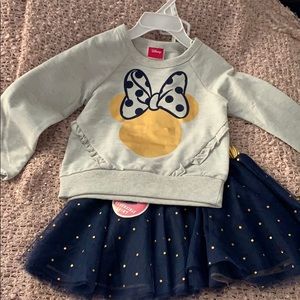 Disney sweater and tutu set